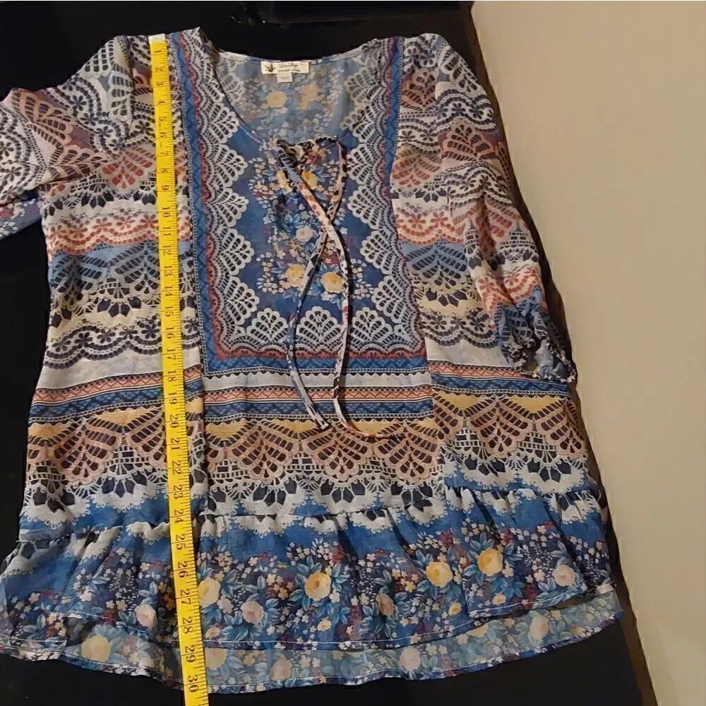 Unity World Wear Tunic/Top Sz L Lightweight - Picture 9 of 9